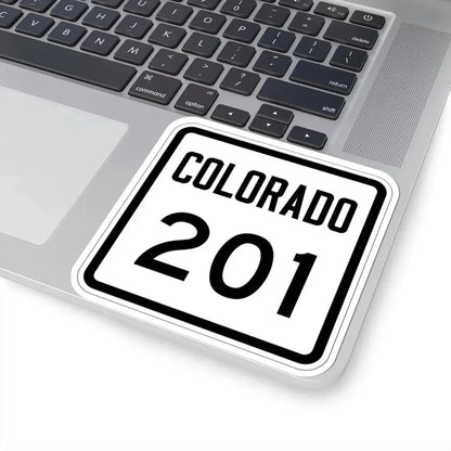 Colorado 201 1946 (Colorado) (Road Sign) STICKER Vinyl Kiss-Cut Decal - The Sticker Space