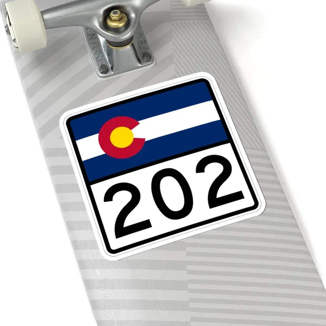 Colorado 202 (Colorado) (Road Sign) STICKER Vinyl Kiss-Cut Decal - The Sticker Space