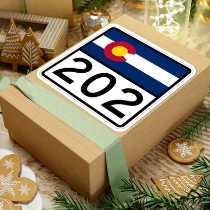 Colorado 202 (Colorado) (Road Sign) STICKER Vinyl Kiss-Cut Decal - The Sticker Space