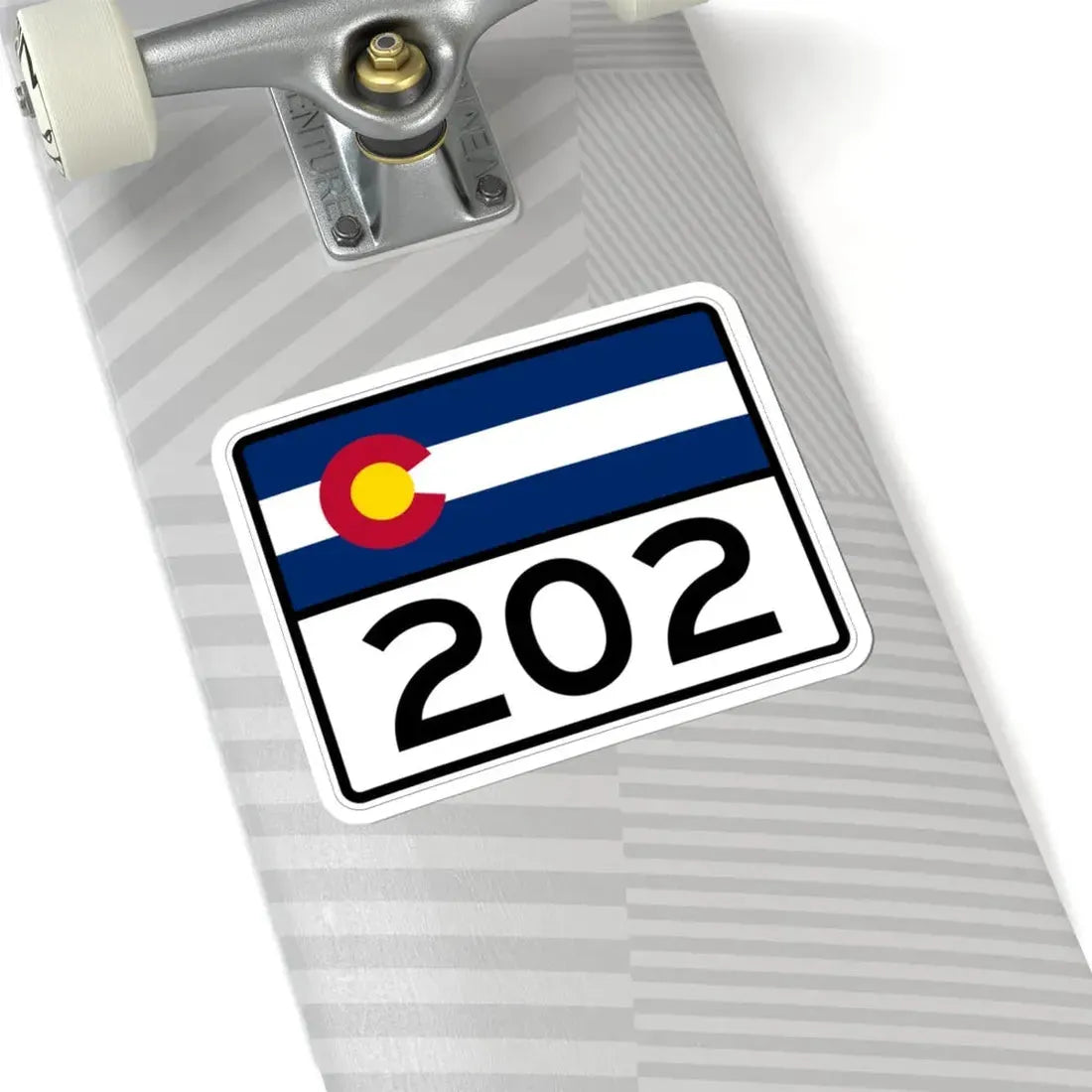 Colorado 202 wide (Colorado) (Road Sign) STICKER Vinyl Kiss-Cut Decal - The Sticker Space