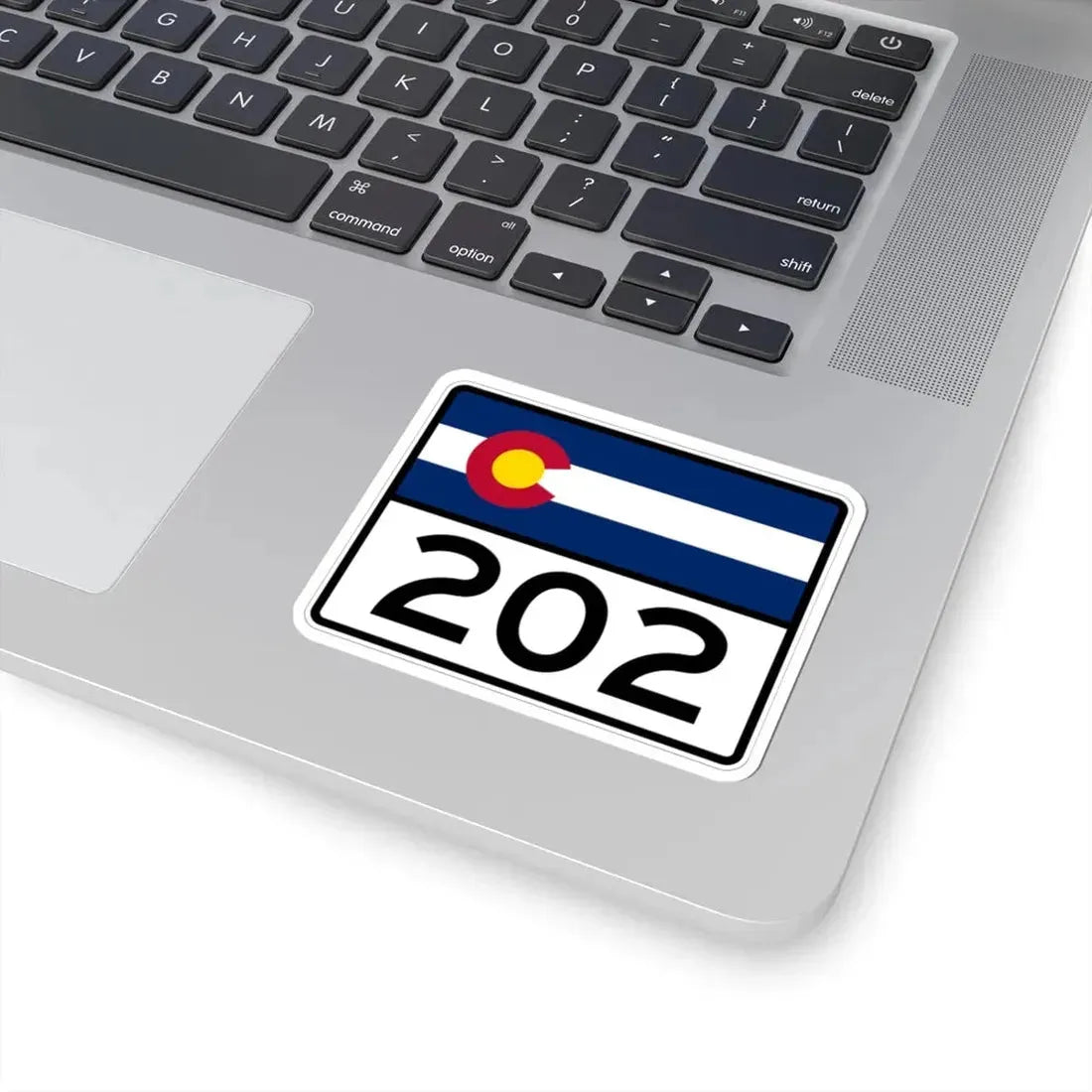 Colorado 202 wide (Colorado) (Road Sign) STICKER Vinyl Kiss-Cut Decal - The Sticker Space