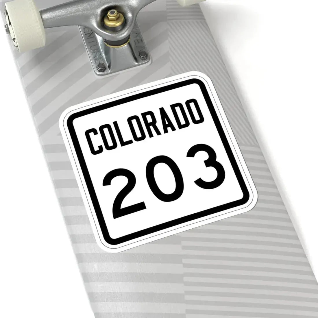 Colorado 203 1946 (Colorado) (Road Sign) STICKER Vinyl Kiss-Cut Decal - The Sticker Space
