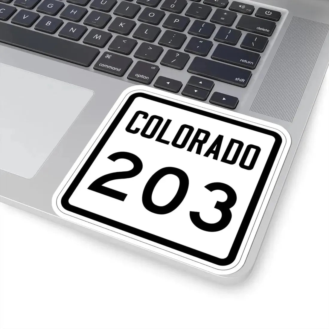 Colorado 203 1946 (Colorado) (Road Sign) STICKER Vinyl Kiss-Cut Decal - The Sticker Space