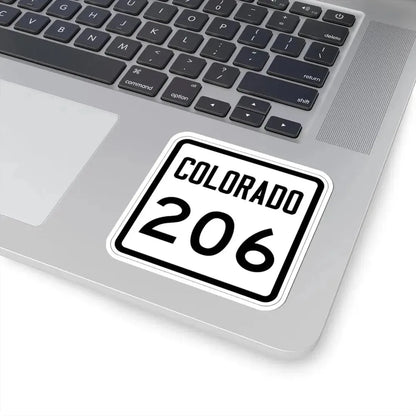 Colorado 206 1946 (Colorado) (Road Sign) STICKER Vinyl Kiss-Cut Decal - The Sticker Space
