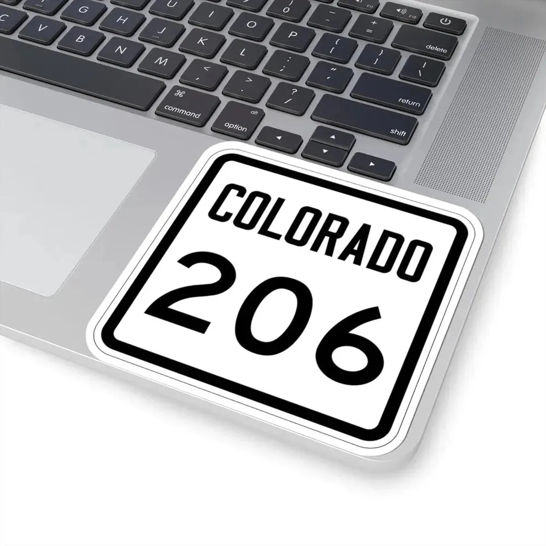 Colorado 206 1946 (Colorado) (Road Sign) STICKER Vinyl Kiss-Cut Decal - The Sticker Space