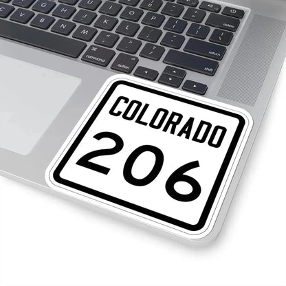 Colorado 206 1946 (Colorado) (Road Sign) STICKER Vinyl Kiss-Cut Decal - The Sticker Space