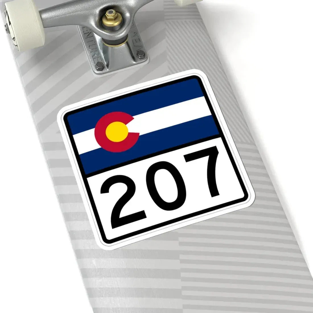 Colorado 207 (Colorado) (Road Sign) STICKER Vinyl Kiss-Cut Decal - The Sticker Space