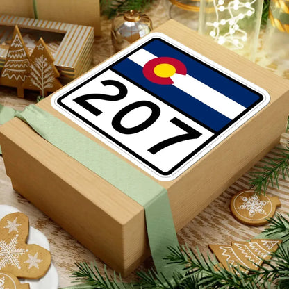 Colorado 207 (Colorado) (Road Sign) STICKER Vinyl Kiss-Cut Decal - The Sticker Space