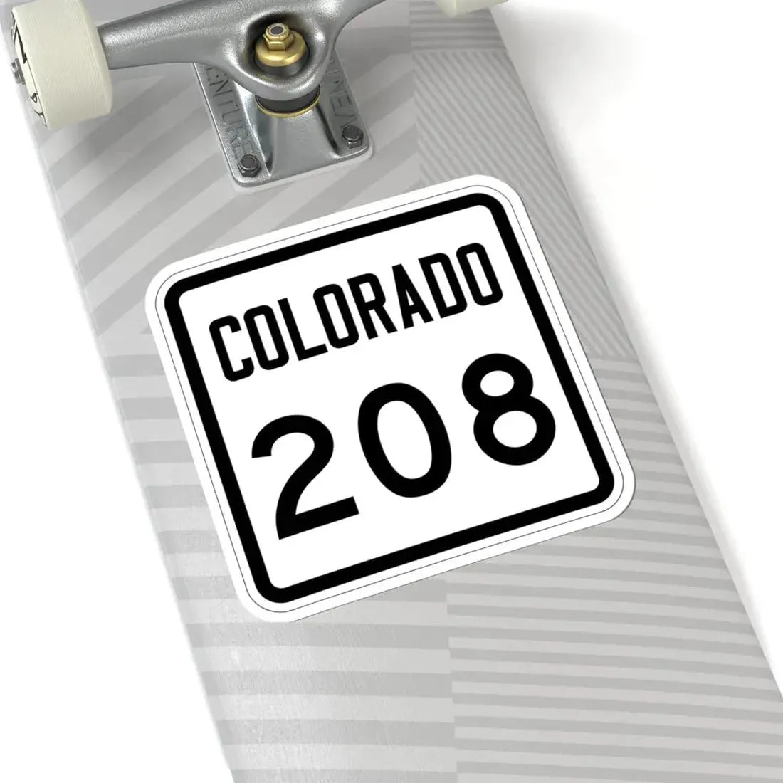 Colorado 208 1946 (Colorado) (Road Sign) STICKER Vinyl Kiss-Cut Decal - The Sticker Space