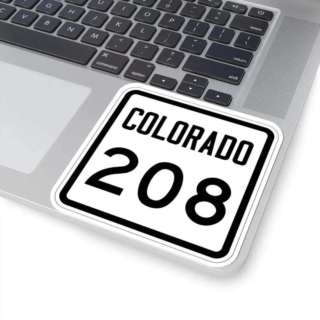 Colorado 208 1946 (Colorado) (Road Sign) STICKER Vinyl Kiss-Cut Decal - The Sticker Space