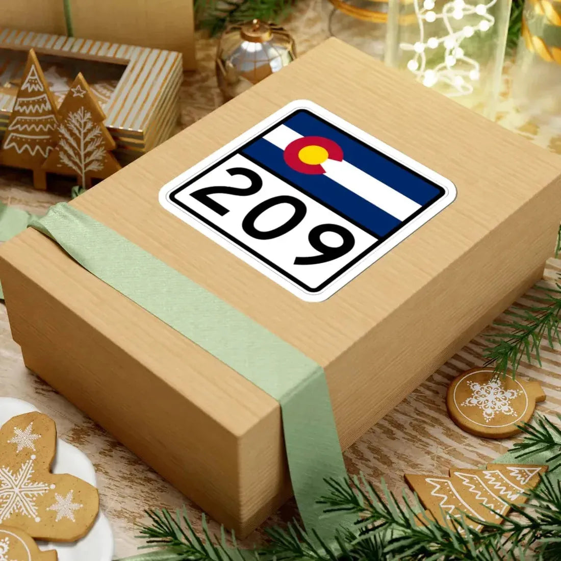 Colorado 209 (Colorado) (Road Sign) STICKER Vinyl Kiss-Cut Decal - The Sticker Space