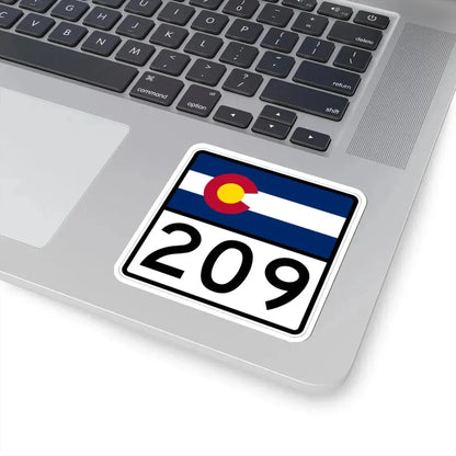 Colorado 209 (Colorado) (Road Sign) STICKER Vinyl Kiss-Cut Decal - The Sticker Space