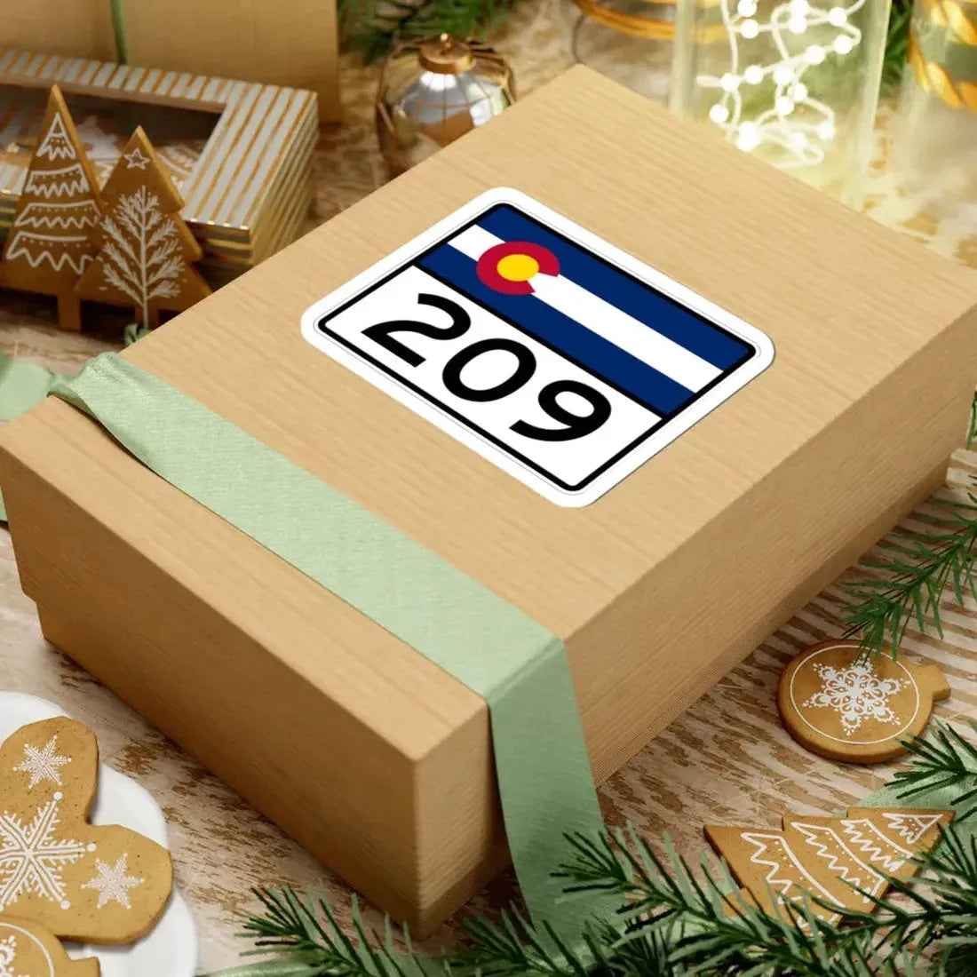 Colorado 209 wide (Colorado) (Road Sign) STICKER Vinyl Kiss-Cut Decal - The Sticker Space