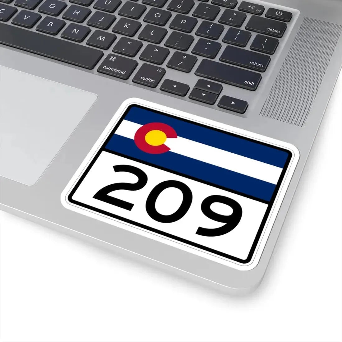 Colorado 209 wide (Colorado) (Road Sign) STICKER Vinyl Kiss-Cut Decal - The Sticker Space