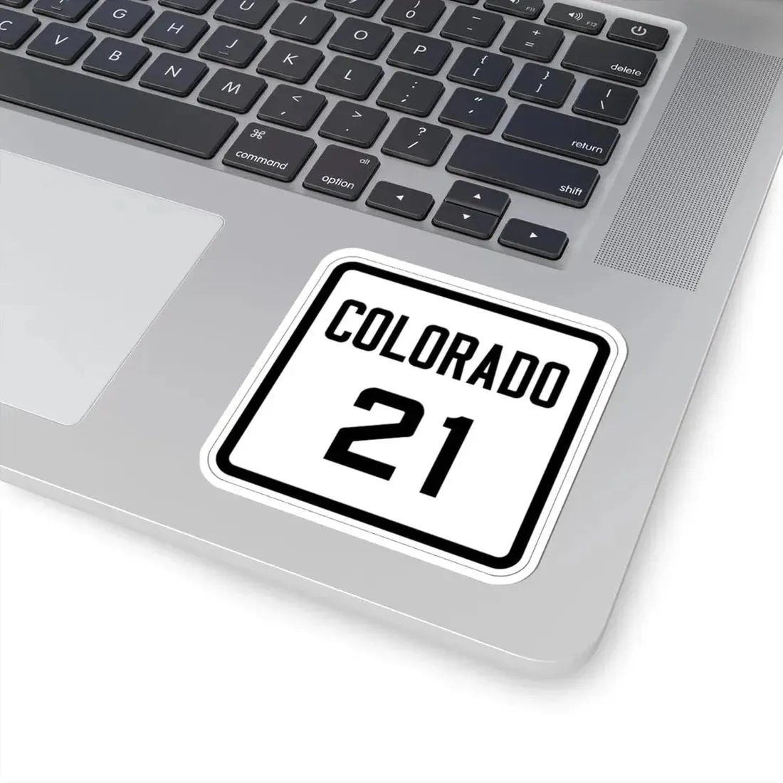 Colorado 21 1926 (Colorado) (Road Sign) STICKER Vinyl Kiss-Cut Decal - The Sticker Space