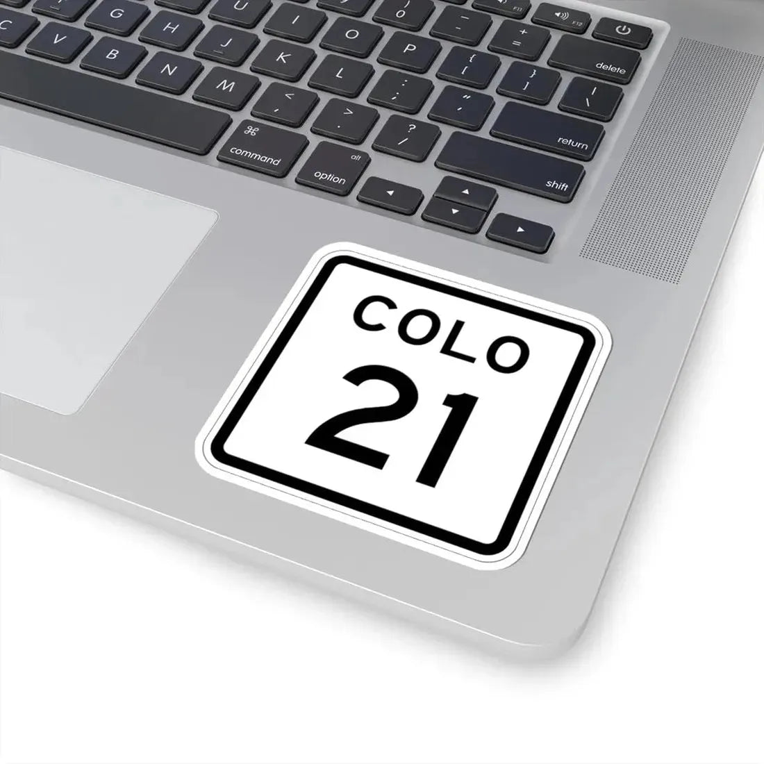 Colorado 21 1952 (Colorado) (Road Sign) STICKER Vinyl Kiss-Cut Decal - The Sticker Space