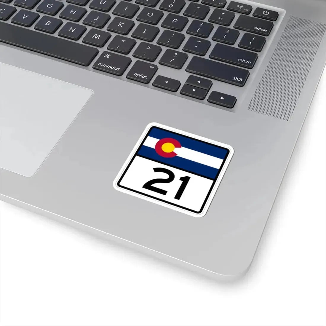 Colorado 21 (Colorado) (Road Sign) STICKER Vinyl Kiss-Cut Decal - The Sticker Space