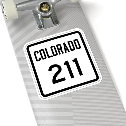 Colorado 211 1946 (Colorado) (Road Sign) STICKER Vinyl Kiss-Cut Decal - The Sticker Space