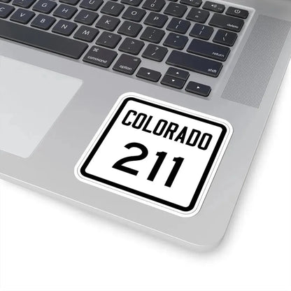 Colorado 211 1946 (Colorado) (Road Sign) STICKER Vinyl Kiss-Cut Decal - The Sticker Space