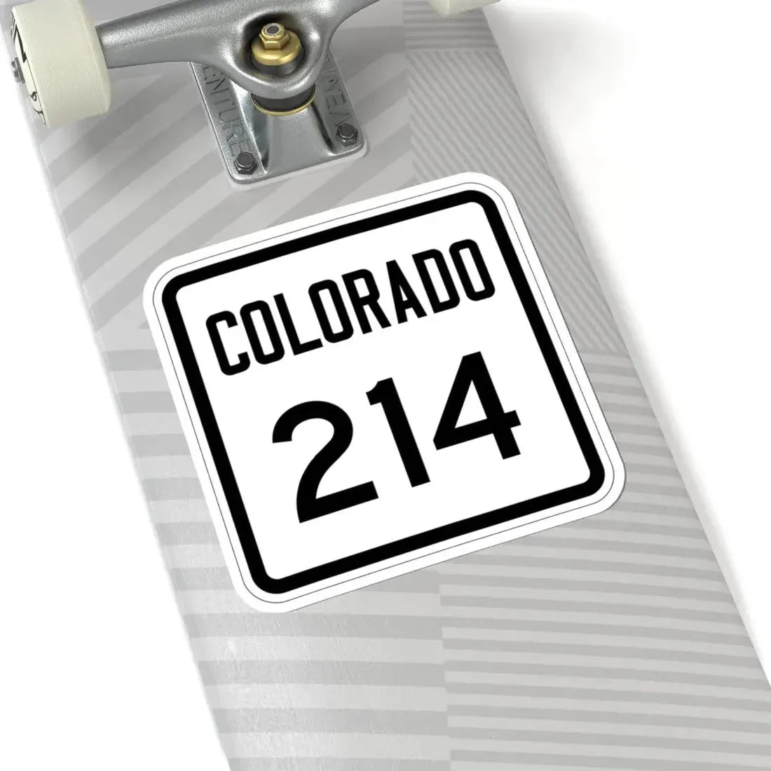 Colorado 214 1946 (Colorado) (Road Sign) STICKER Vinyl Kiss-Cut Decal - The Sticker Space