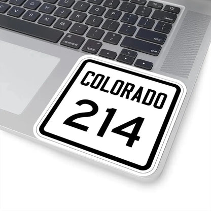 Colorado 214 1946 (Colorado) (Road Sign) STICKER Vinyl Kiss-Cut Decal - The Sticker Space