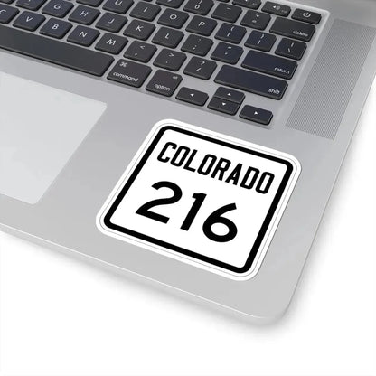 Colorado 216 1946 (Colorado) (Road Sign) STICKER Vinyl Kiss-Cut Decal - The Sticker Space
