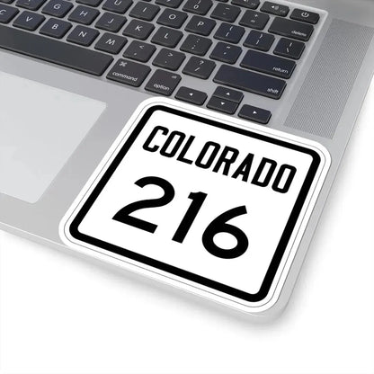 Colorado 216 1946 (Colorado) (Road Sign) STICKER Vinyl Kiss-Cut Decal - The Sticker Space