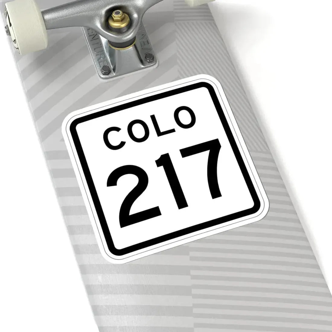 Colorado 217 1952 (Colorado) (Road Sign) STICKER Vinyl Kiss-Cut Decal - The Sticker Space