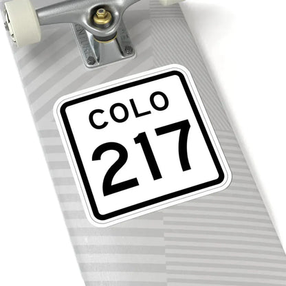 Colorado 217 1952 (Colorado) (Road Sign) STICKER Vinyl Kiss-Cut Decal - The Sticker Space