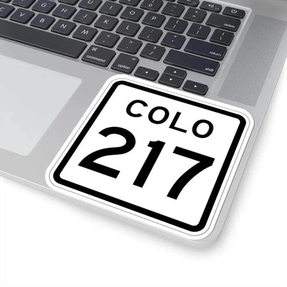 Colorado 217 1952 (Colorado) (Road Sign) STICKER Vinyl Kiss-Cut Decal - The Sticker Space