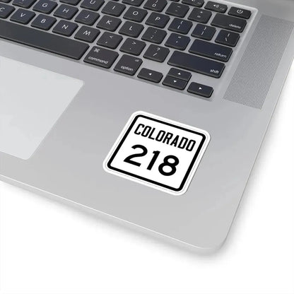 Colorado 218 1946 (Colorado) (Road Sign) STICKER Vinyl Kiss-Cut Decal - The Sticker Space