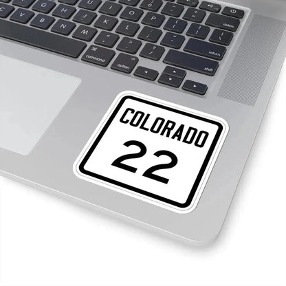 Colorado 22 1946 (Colorado) (Road Sign) STICKER Vinyl Kiss-Cut Decal - The Sticker Space