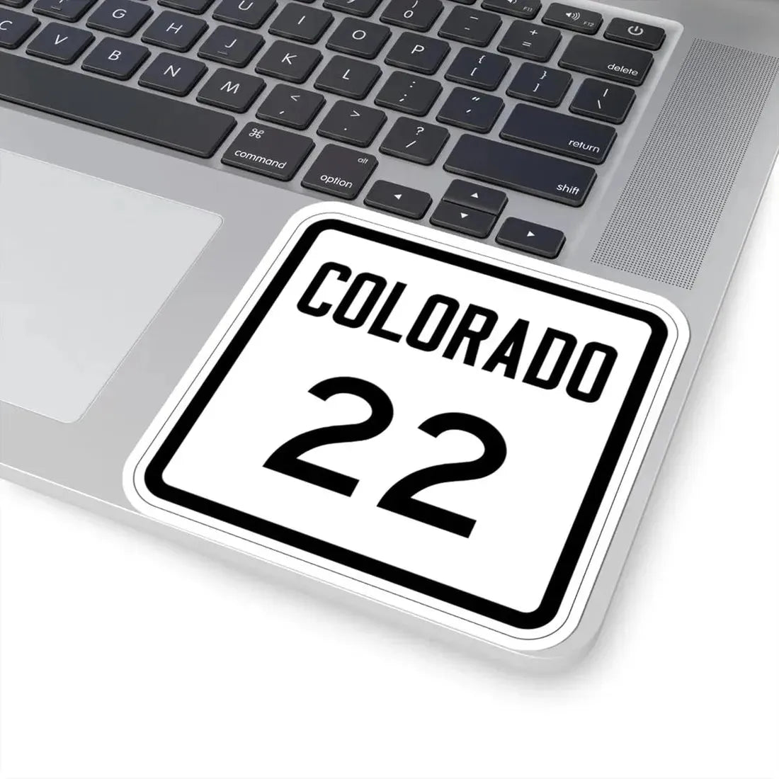 Colorado 22 1946 (Colorado) (Road Sign) STICKER Vinyl Kiss-Cut Decal - The Sticker Space