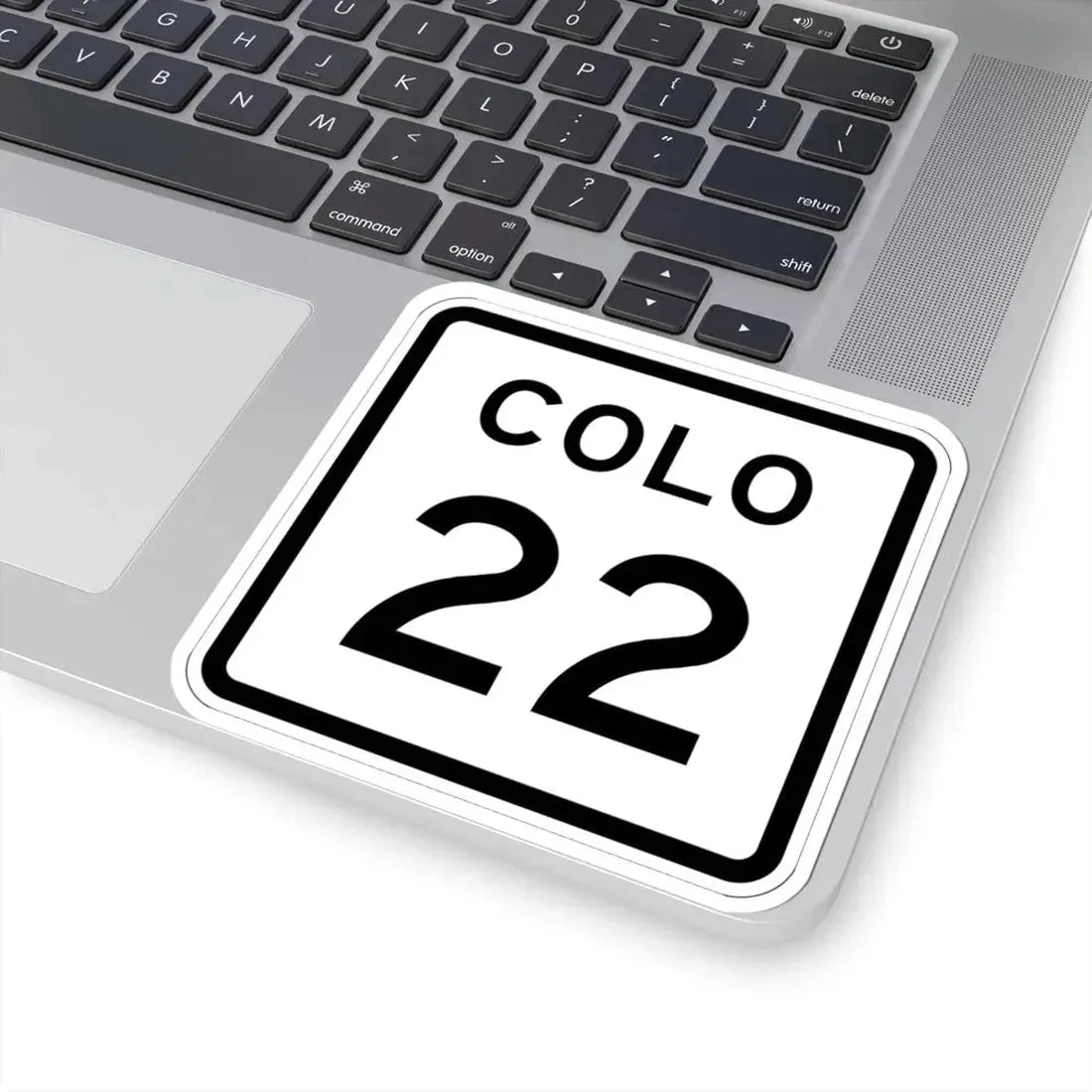 Colorado 22 1952 (Colorado) (Road Sign) STICKER Vinyl Kiss-Cut Decal - The Sticker Space
