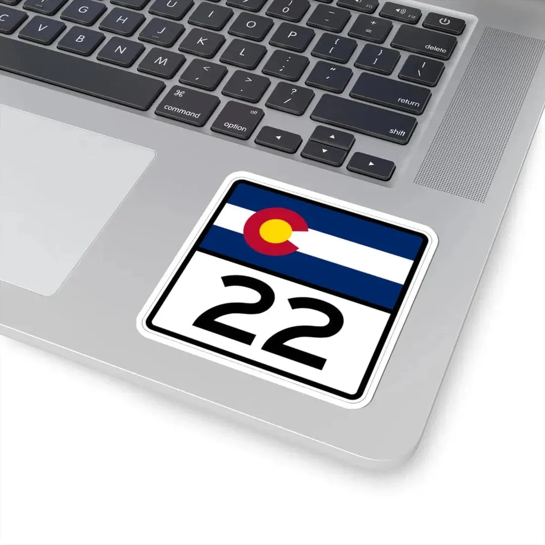 Colorado 22 (Colorado) (Road Sign) STICKER Vinyl Kiss-Cut Decal - The Sticker Space