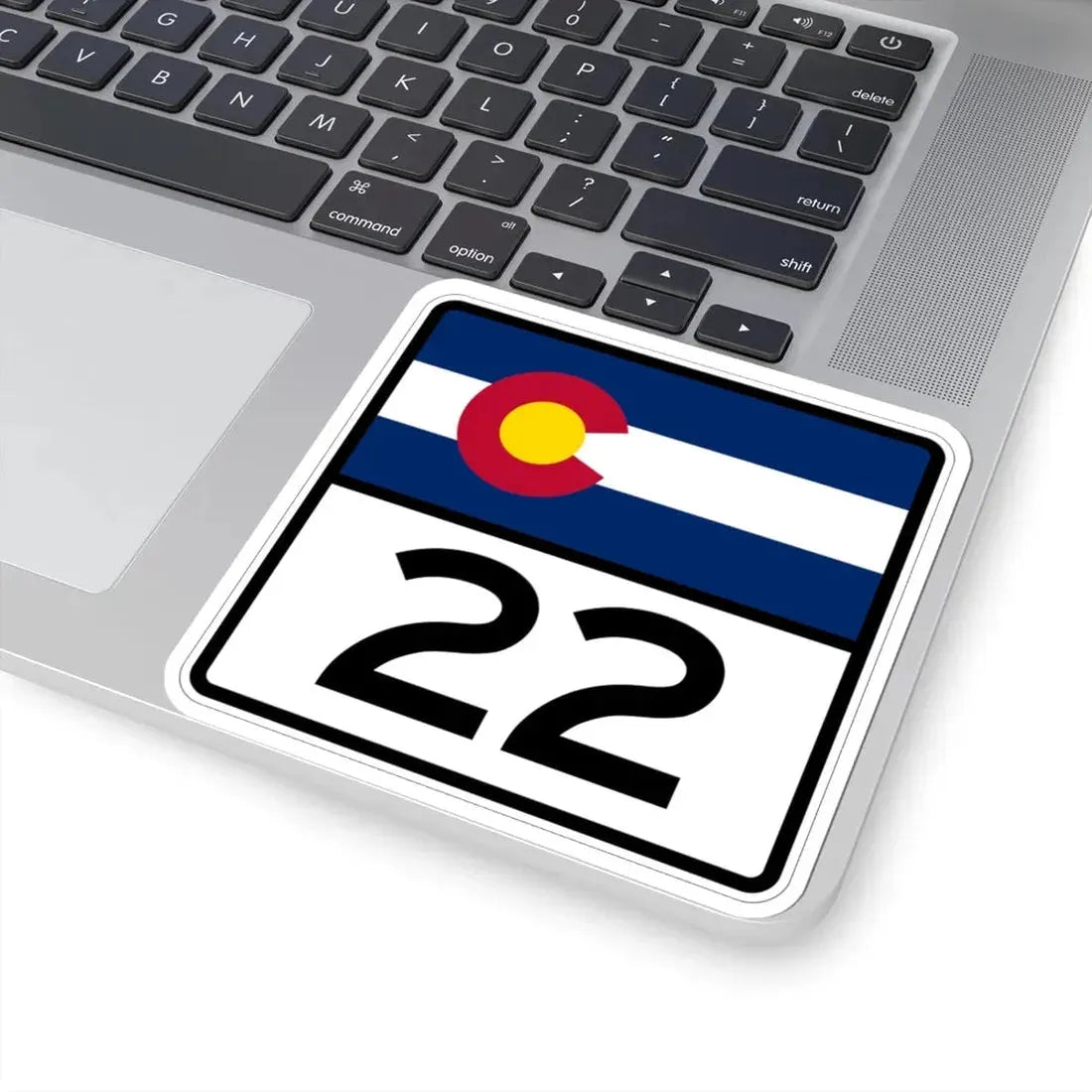 Colorado 22 (Colorado) (Road Sign) STICKER Vinyl Kiss-Cut Decal - The Sticker Space
