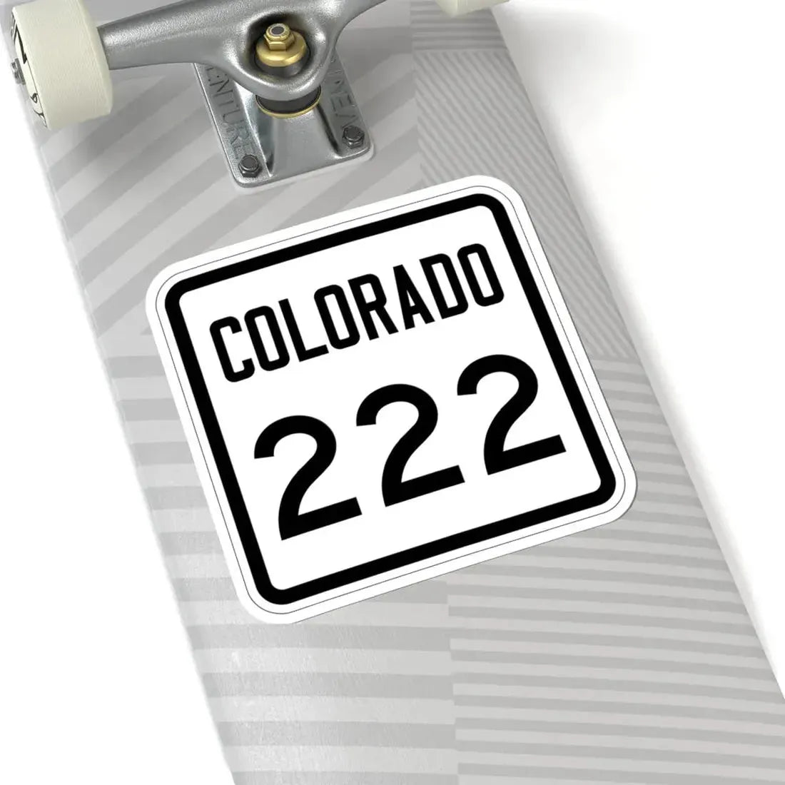 Colorado 222 1946 (Colorado) (Road Sign) STICKER Vinyl Kiss-Cut Decal - The Sticker Space