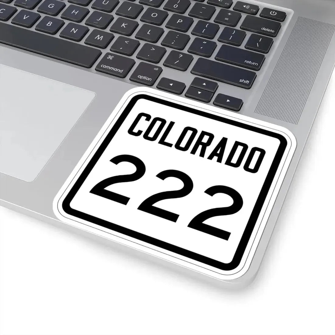 Colorado 222 1946 (Colorado) (Road Sign) STICKER Vinyl Kiss-Cut Decal - The Sticker Space