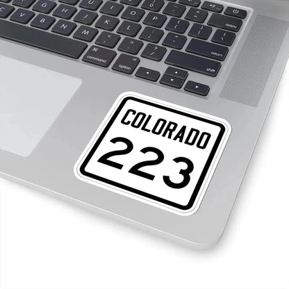Colorado 223 1946 (Colorado) (Road Sign) STICKER Vinyl Kiss-Cut Decal - The Sticker Space