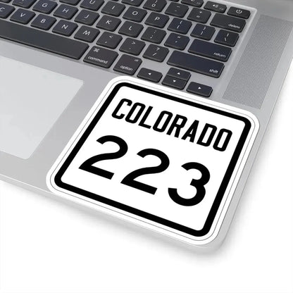 Colorado 223 1946 (Colorado) (Road Sign) STICKER Vinyl Kiss-Cut Decal - The Sticker Space