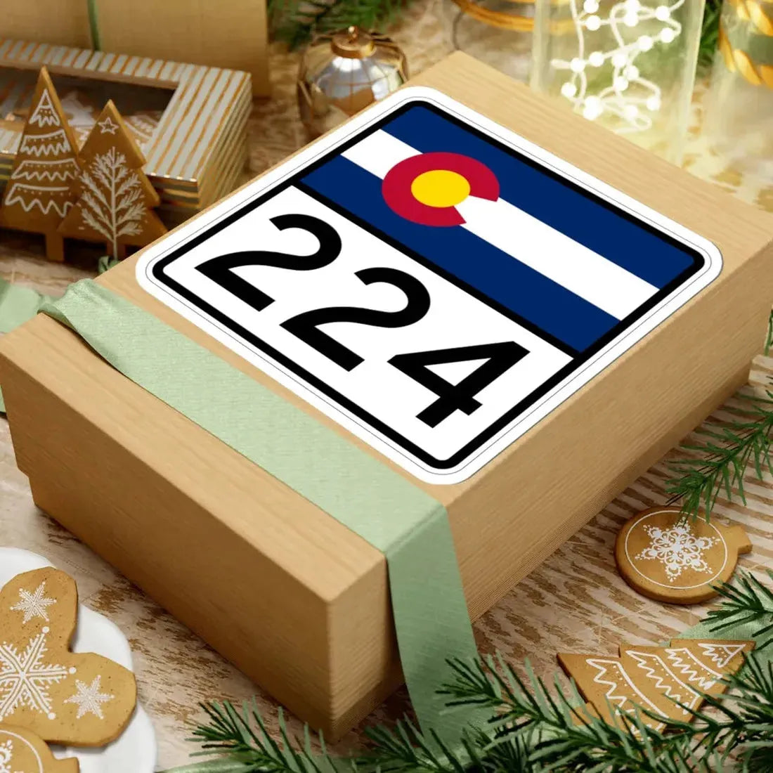 Colorado 224 (Colorado) (Road Sign) STICKER Vinyl Kiss-Cut Decal - The Sticker Space