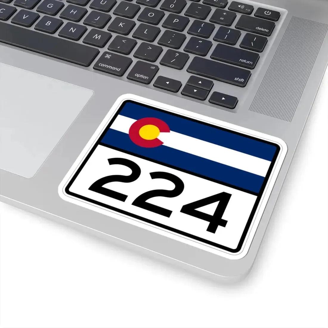 Colorado 224 wide (Colorado) (Road Sign) STICKER Vinyl Kiss-Cut Decal - The Sticker Space