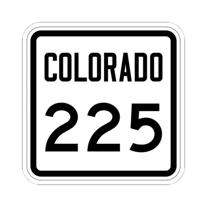 Colorado 225 1946 (Colorado) (Road Sign) STICKER Vinyl Kiss-Cut Decal 6 Inch White - The Sticker Space