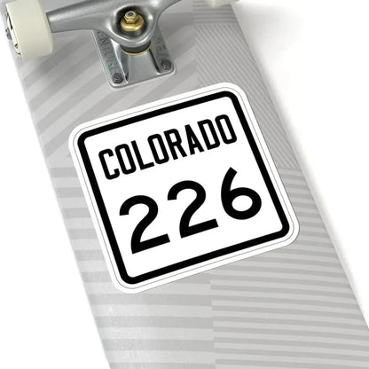 Colorado 226 1946 (Colorado) (Road Sign) STICKER Vinyl Kiss-Cut Decal - The Sticker Space