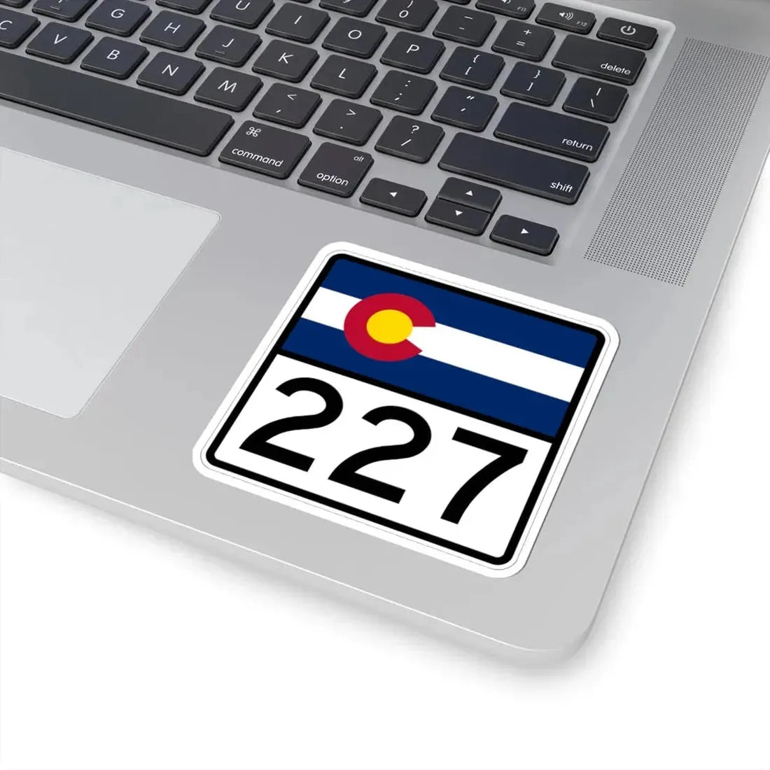 Colorado 227 (Colorado) (Road Sign) STICKER Vinyl Kiss-Cut Decal - The Sticker Space