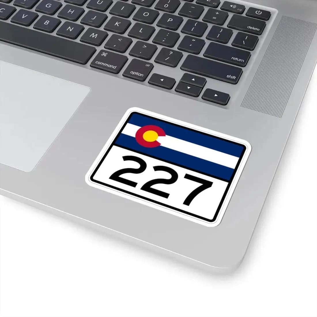 Colorado 227 wide (Colorado) (Road Sign) STICKER Vinyl Kiss-Cut Decal - The Sticker Space