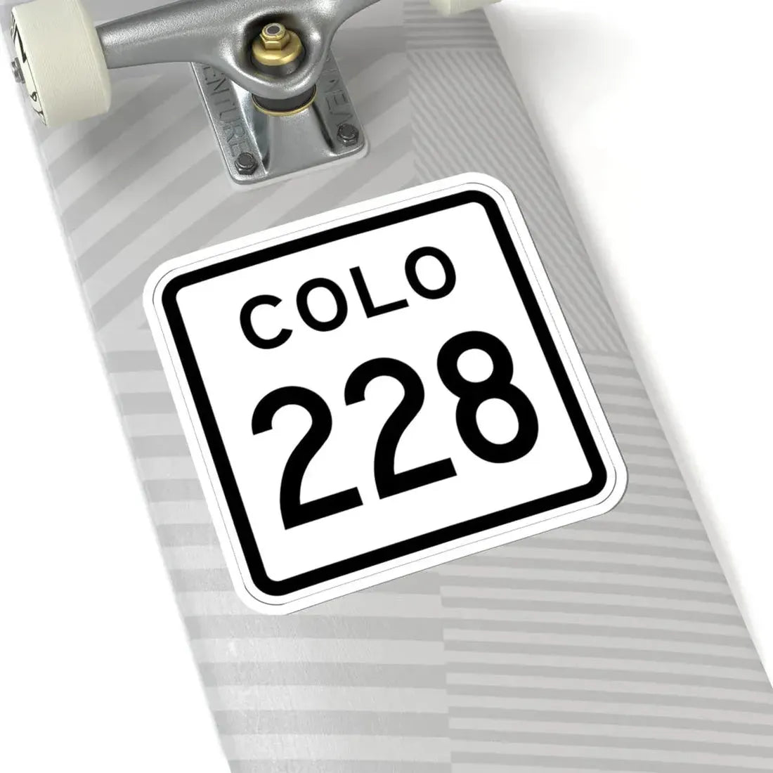Colorado 228 1952 (Colorado) (Road Sign) STICKER Vinyl Kiss-Cut Decal - The Sticker Space