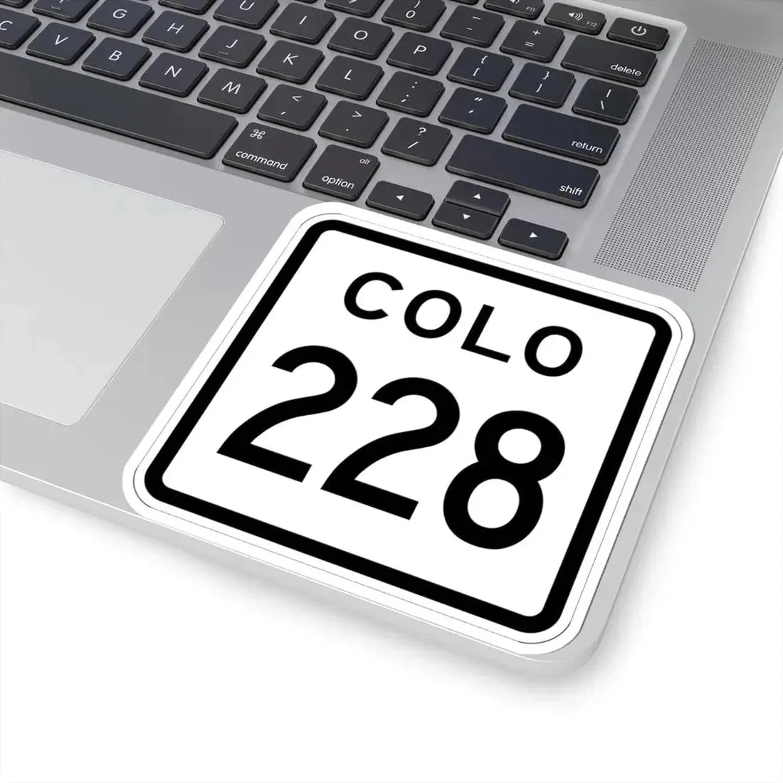 Colorado 228 1952 (Colorado) (Road Sign) STICKER Vinyl Kiss-Cut Decal - The Sticker Space