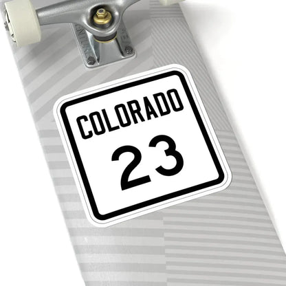Colorado 23 1946 (Colorado) (Road Sign) STICKER Vinyl Kiss-Cut Decal - The Sticker Space