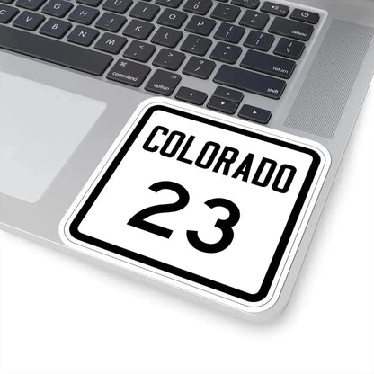Colorado 23 1946 (Colorado) (Road Sign) STICKER Vinyl Kiss-Cut Decal - The Sticker Space